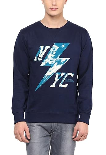 AMERICAN CREW Printed Full Sleeve Navy Blue Sweatshirt- XXL (ACSW03-XXL): Amazon.in: Clothing 