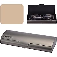 EZESO Glasses Case Spectacle Case Box Aluminum Lattice