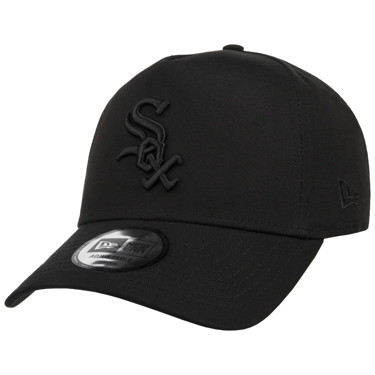 New Era Adult's 9Forty A Frame Monochrome MLB Chicago White Sox Baseball Cap Hat Black
