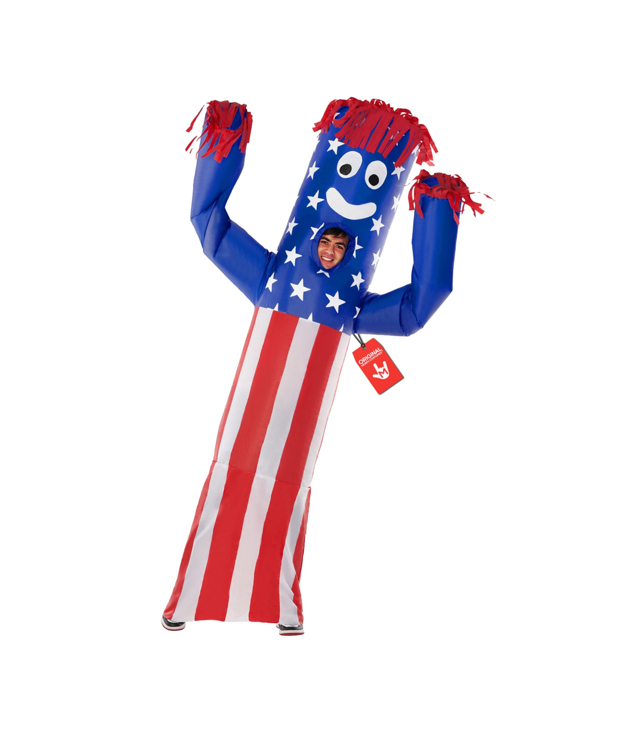 Morph Wacky Waving Inflatable Tube Guy Costume, Inflatable Tube Man Costume, Wacky Waving Inflatable Arm Flailing Tube Man One Size