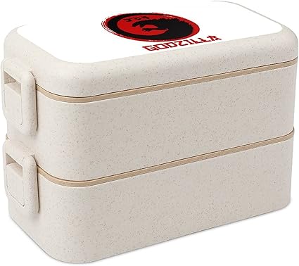 Amazon 弁当箱 ゴジラ 2段式 ランチボックス ドーム型フタ 保存容器 お弁当箱 フォークとスプーン付き 子供 幼稚園 男の子 女の子 ピクニック 漏れ防止 おしゃれ 軽量 大容量 携帯に便利 仕事 旅行 Hbbfo 弁当箱 通販