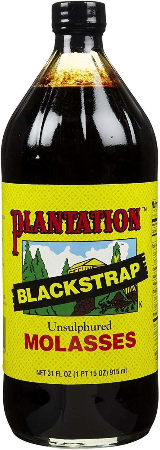 Plantation Blackstrap Molasses, Unsulfured, 31 oz - PACK OF 2
