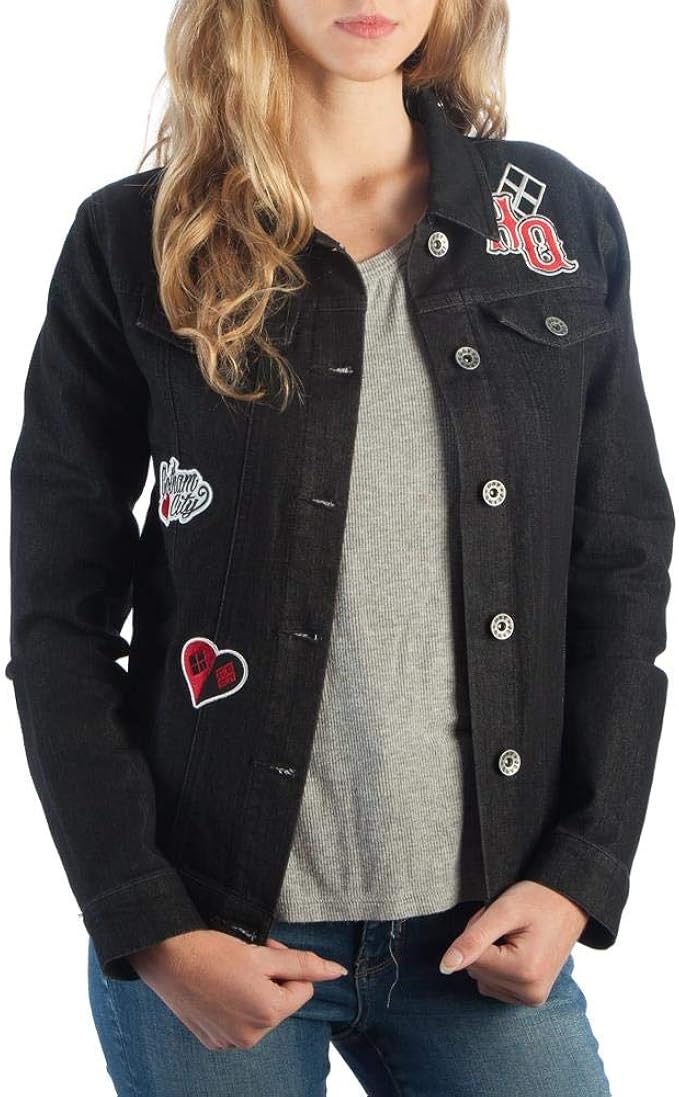 harley quinn jean jacket