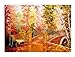 Franterd Home Decor Diamond Painting 5D DIY Gold Autumn Rhinestone Gems Embroidery Arts Craft Adults' Children's Paint-By-Number Kits Cross Stitch for Home Wall Decoration