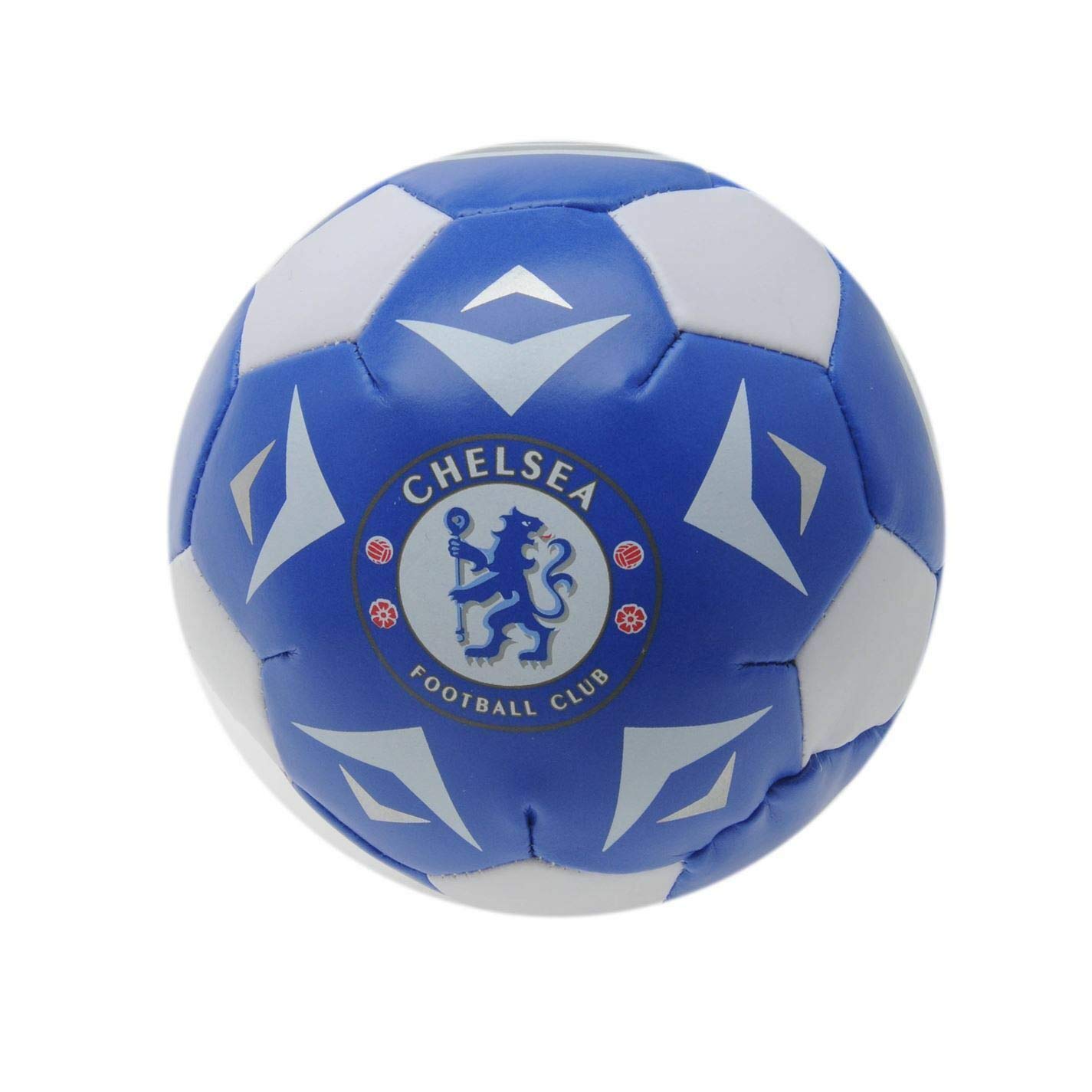 Hy-Pro Chelsea FC Mini 4 Inch Soft Ball Training Play Blue White Official Product, one size, K-REY-CH03448