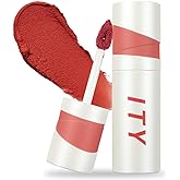 ITY Velvet Matte Finish Lip Stain-Mousse Textured Lip Clay, Red Shade, Conceals Lip Lines, Rich Pigment Lip Tint Lipsticks,4g (0.14 oz) in Radiance.