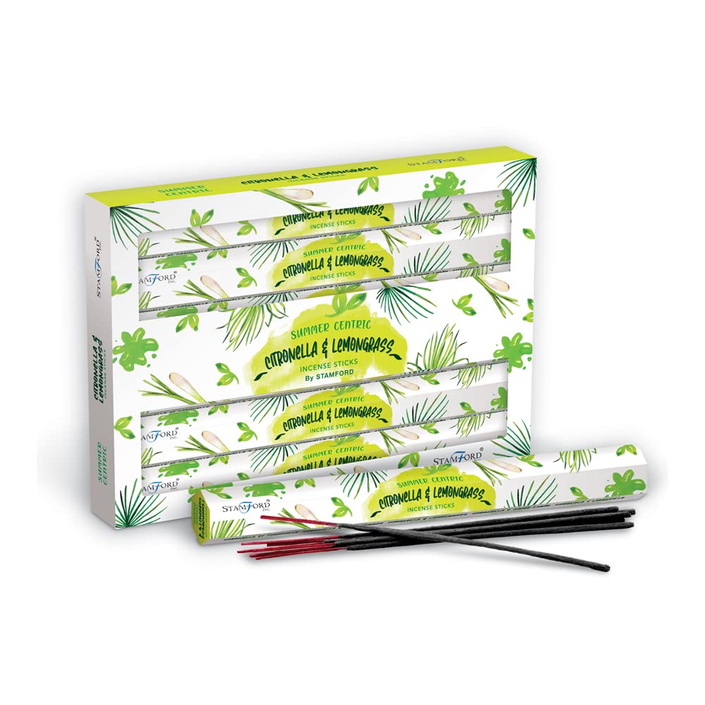Stamford Incense Sticks - Premium Aromatherapy through Refined Fragrances and Essential Oils, Soothing and Refreshing Sticks for Your Home and Personalised Spots