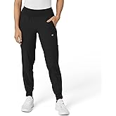W123 Women's Comfort Waist Cargo Jogger Scrub Pant