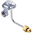 MCAMPAS Gas Grill Regulator - Low Pressure One Pound Propane Tank Valve Replacement for Portable Grills and Camplux Griddles - 3/8" Female Flare Nut