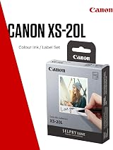 Canon SELPHY XS-20L Ink + Paper Multipack 1 Cartridge 20 Sheets 72x85mm view 2