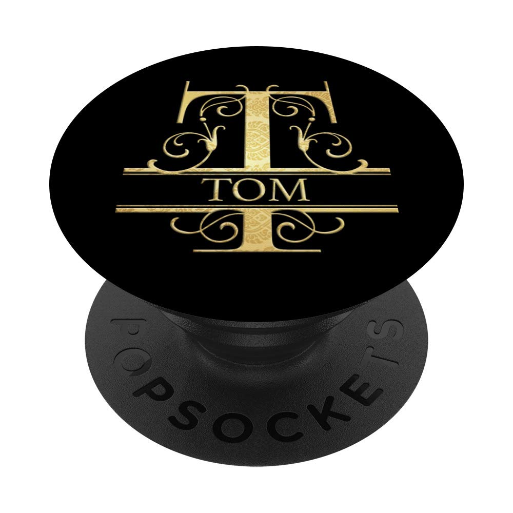 Tom Name Personolized Gift PopSockets Grip and Stand for Phones and Tablets