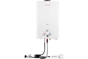 GASLAND 5.28 GPM Outdoor Tankless Liquid Propane Water Heater 20L, High Efficiency On Demand Hot Water Heater for Large Group