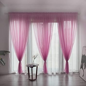 cortinas transparentes para sala