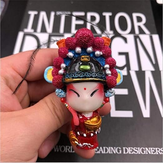 YIIVAN 1 Piezas Imán de refrigerador Pekín Ópera Drama Personajes ...