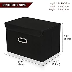 STOREONE Fabric Storage Cube Bins Foldable