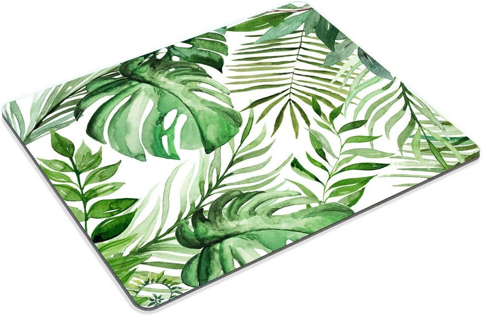 Wasach Wild Leaf Mouse pad, Leaves Mouse pad, Office Supplies, Present for Friend Desk Accessories 9.5 X 7.9 Inch (240mmX200mmX3mm) - Image 4