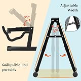 CAHAYA Folding Guitar Stand Universal A-Frame Metal Portable Black view 3