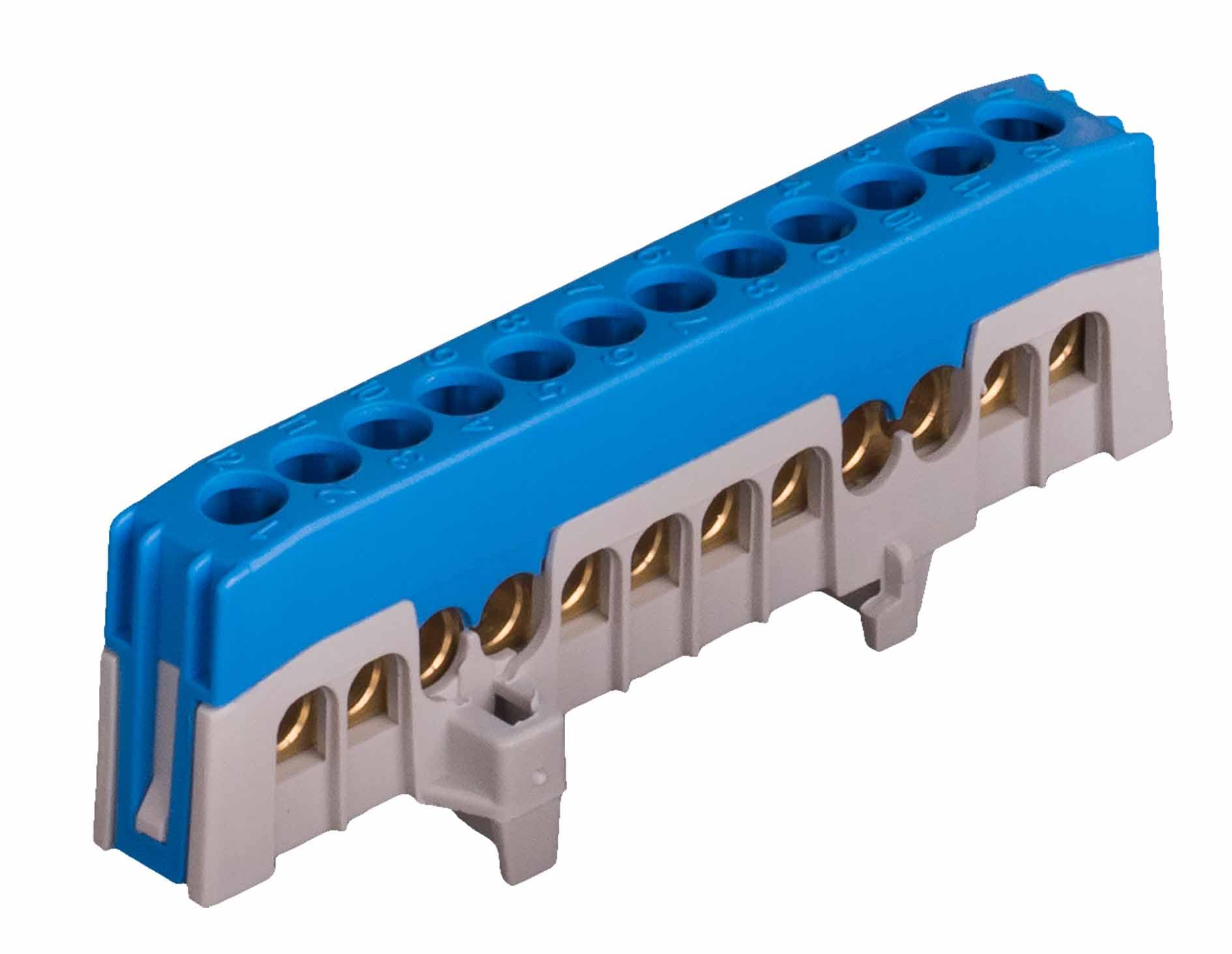 Pollmann N12-F2 Null Conductor Terminal 12-Pin Blue