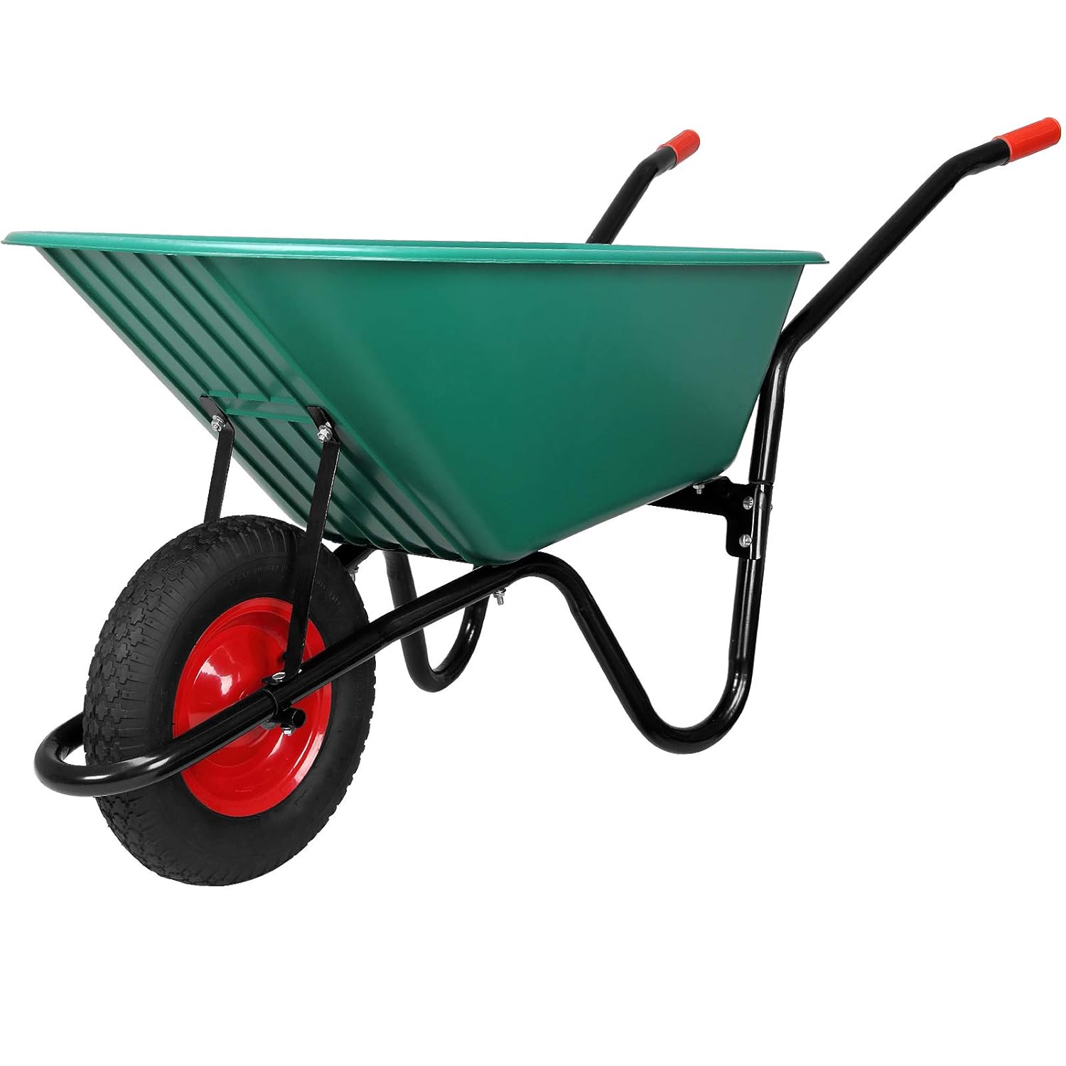 DIY & Tools KetoPlastics DOUBLE WHEEL WHEELBARROW WITH 16 PNEUMATIC