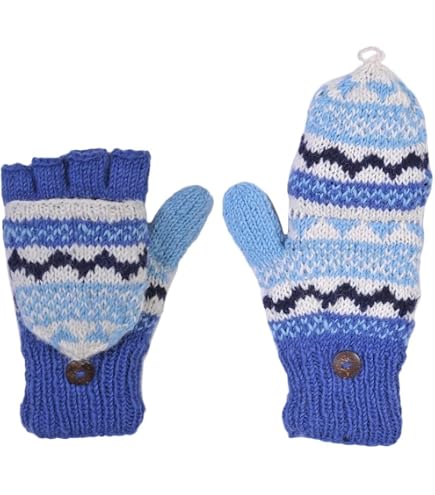 THE COLLECTION ROYAL Woolen Fleece Lined Fair Isle Knitted  display picture 1
