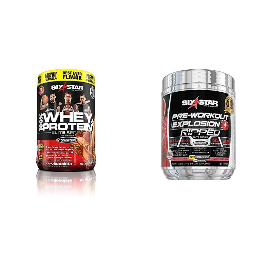 Six Star Pro Protein Plus, 32g UltraPure Whey Protein Powder, Triple