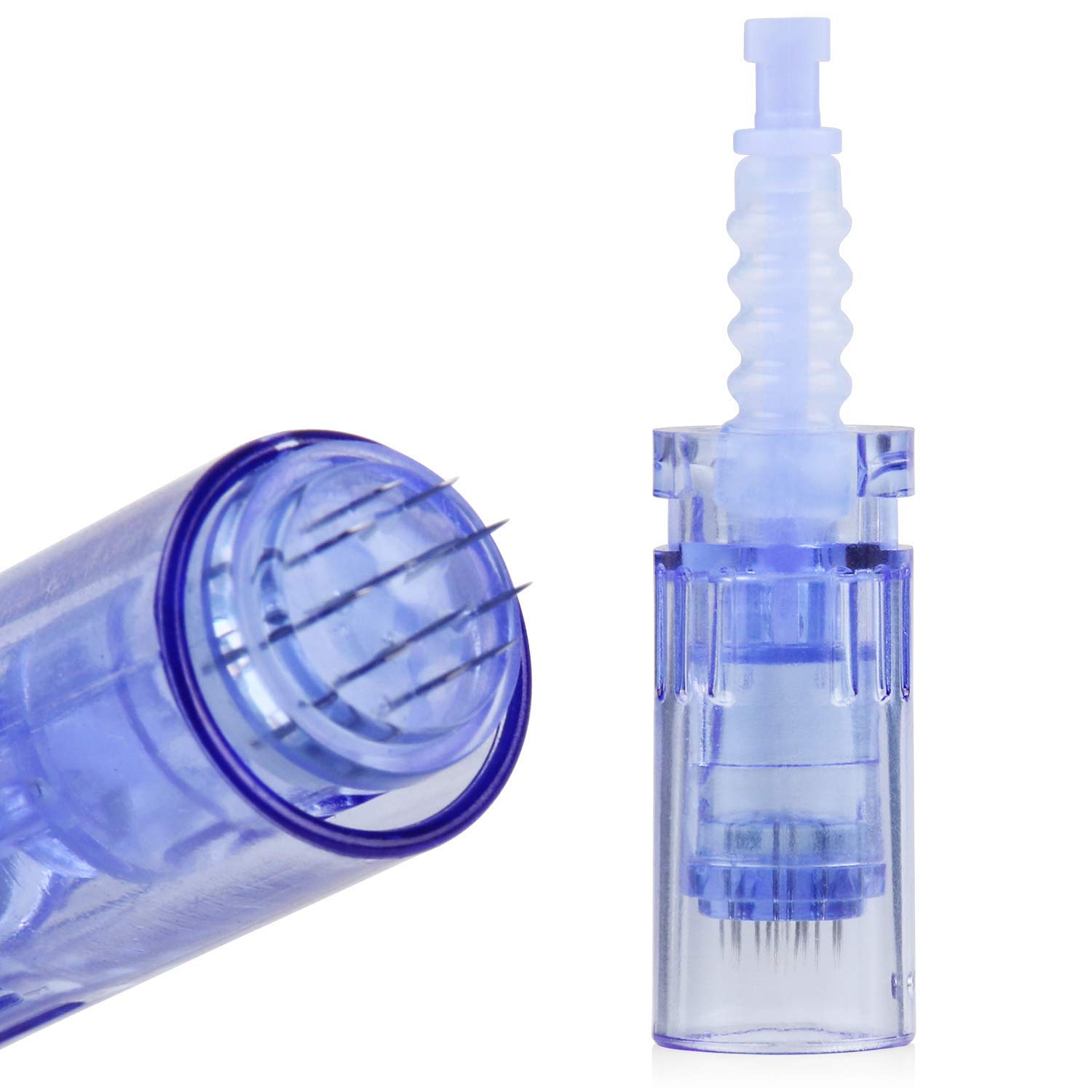 Micro Needles Cartridges For Dr.Pen Ultima A6 Microneedling Pen, 12Pin/36Pin/42Pin &Nano Needle Cartridges,Tips For Electric Stamp Derma Pen Auto Microneedle Therapy System (12 Pin Needles, 10PCS)