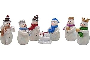 Wowser Snowman Nativity Scene, Christmas Pageant, Holiday Décor, 7 Piece Set