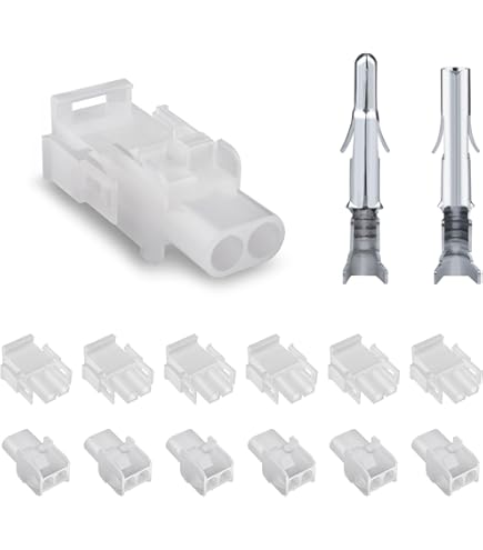 Amazon.com: Molex (2-Circuits) Male & Female Receptacle Plug