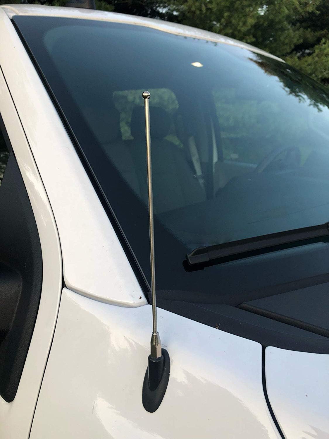 7 Inch Stainless Chrome Antenna MAST for GMC Sierra 1500