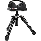 TACBAND Shooting Rest for Rifle Shotgun Crossbows, 6.3"-13.4" Portable Adjustable Gun Stand with Front Cushion Support Bag