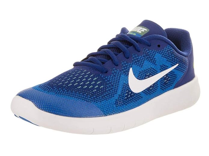 Buy Nike Kids Free Rn 2017 (GS) Deep Royal Blue/White Soar Running Shoe