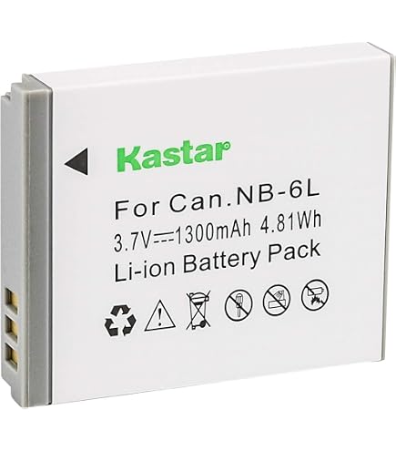 PATONA Premium NB-6L Akku 1000mAh – Ersatzakku Für Canon PowerShot, Ixus & SX Kameras