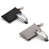 Autojouls Folding Reading Glasses, Key Chain Bag Readers Compact Easy Carry Readers Glasses