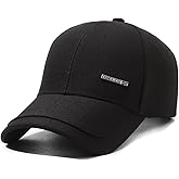 Men's Vintage Baseball Cap Adjustable Plain Cotton Dad Hat Trendy Trucker Hats for Mens Headwear