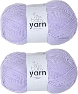 Korbond Baby Yarn Lilac 2 x 100g Double Knit Acrylic Wool DK