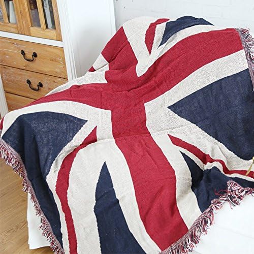 GYROHOME Double Sided Woven Couch Throw Blanket with Decorative Tassels Sofa Chair Tapestry Couch Throw with Fringes Knitted Towel Quilt