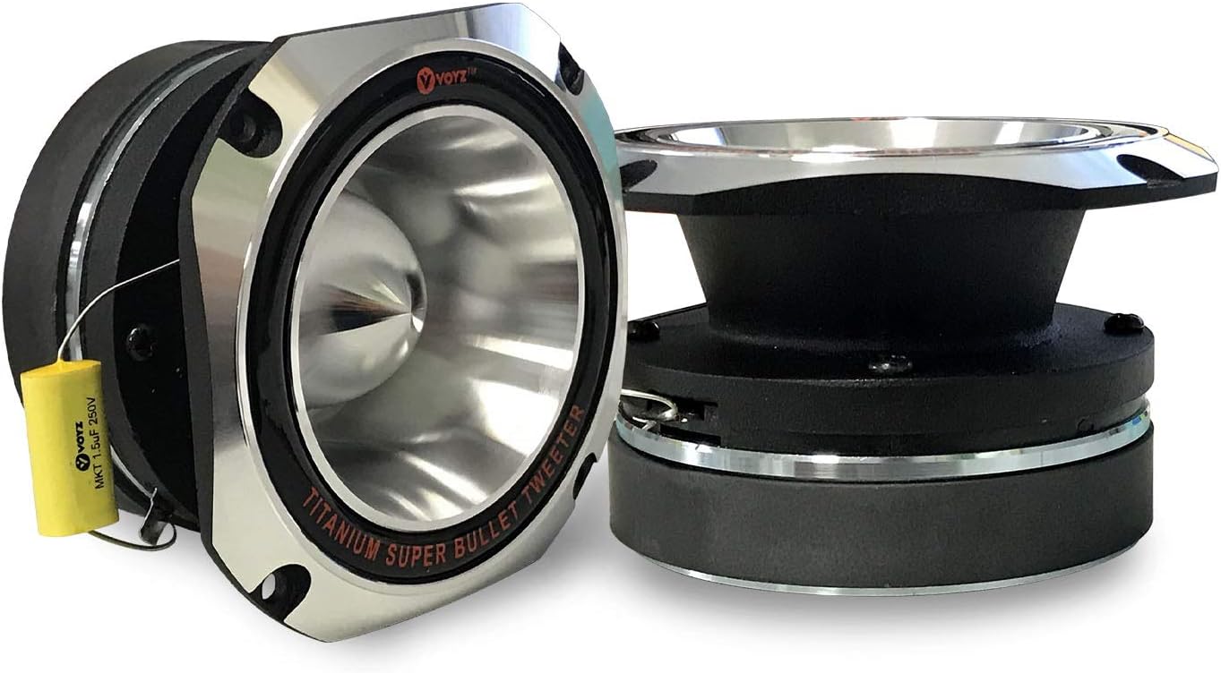 VOYZ 500 Watt Super Tweeter 2KHz 25KHz 1.5” Piezo Horn