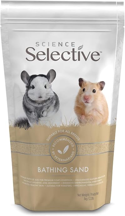 Supreme Petfoods Science Selective Bathing Sand Yellow for Small Mammals