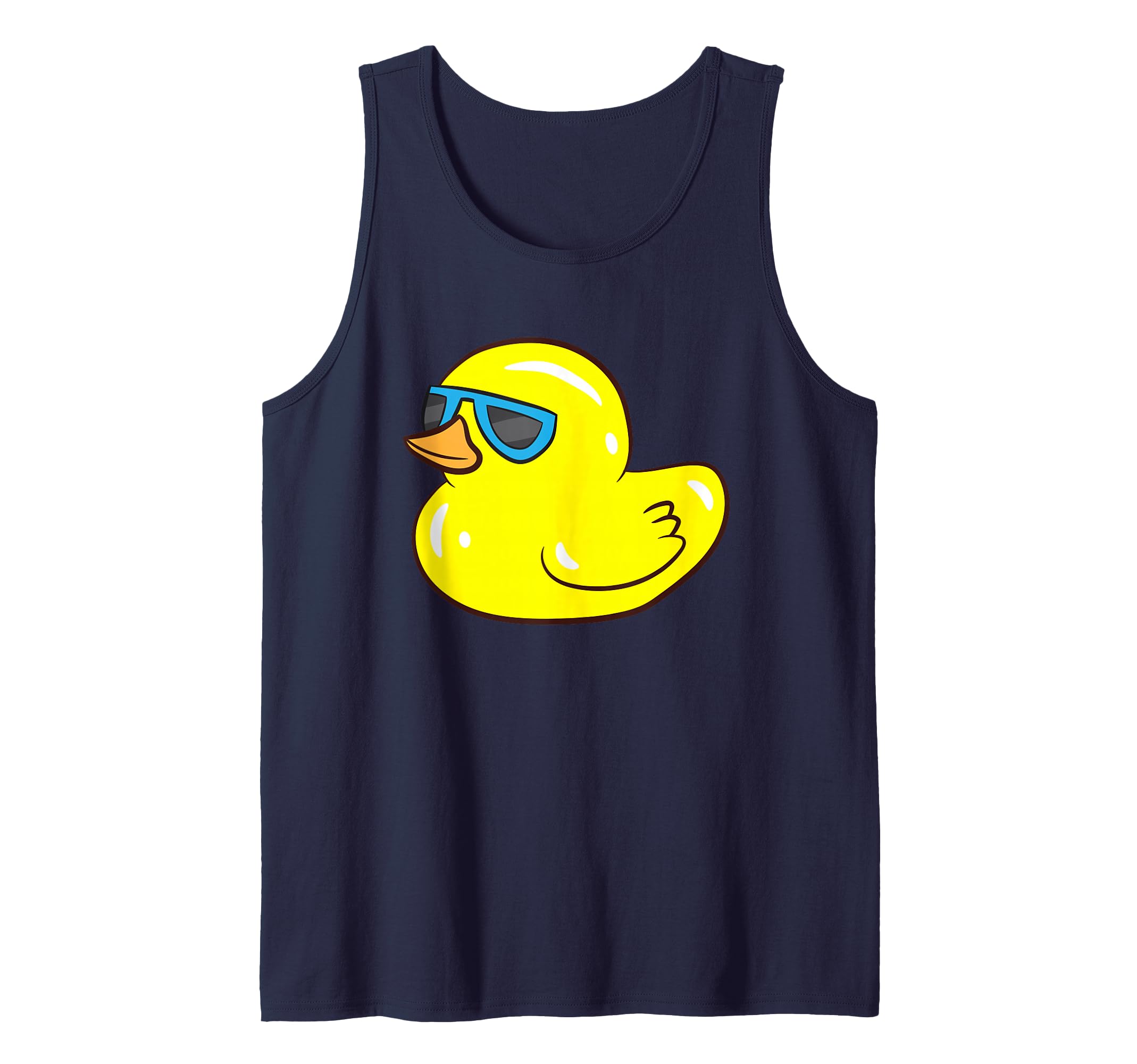 Cute Rubber Duck With Sunglasses Love Rubber Ducks Tank Top
