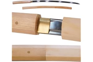 RedBlade-BK Japanese Samurai Katana Sword, 1060 High Carbon Steel Traditional Handmade, Blue Flame Full Tang, High-Performance/Razor-Sharp, Gifts for Men/Boys