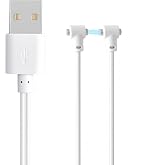 Universal 2 Pin Adjustable Magnetic Charging Cable for Massagers, 80cm USB-A Replacement Charger for Personal Massagers, Rose &amp; Other Rechargeable Toys, Compatible Charging Spacing 5mm - 20mm (1-Pack)