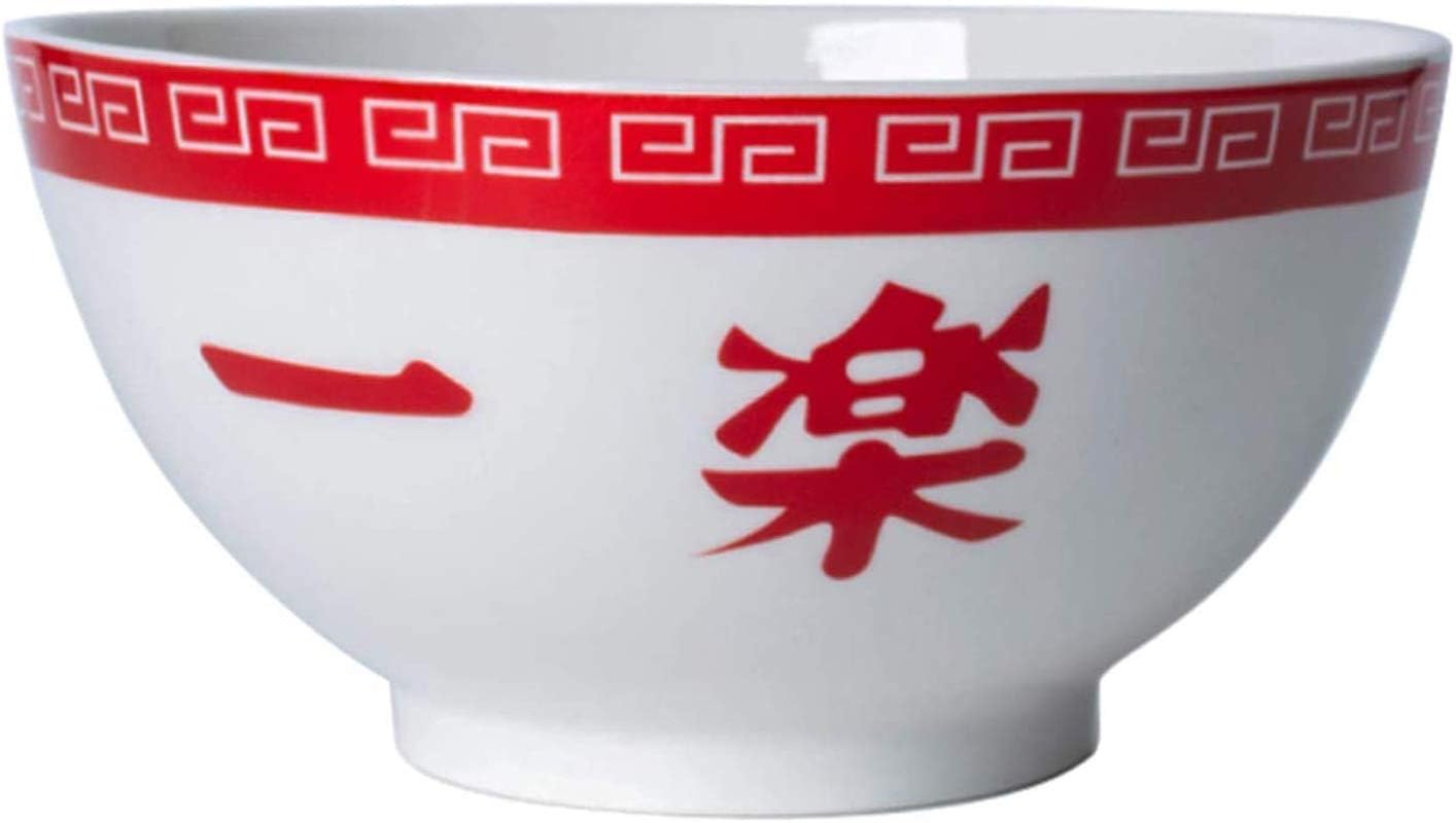 Naruto Ramen Bowl,16.8cm with Chopsticks, for Udon Soba Pho Asian Noodles Kitchen