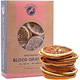 BlueHenry Dehydrated Blood Orange Wheels - 2.5 oz - 20+ slices - Natural Fruit