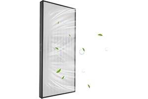 JJFFTAO FFU,HEPA H14 LaminarFlowHoodFilterReplacement Kit 1 Piece,Updated Fan Filter UnitcompatiblewithLaminarFlowHood FFU 46.2”x22.6”,100/ISO Level 5,Mushroom with Safety Lock