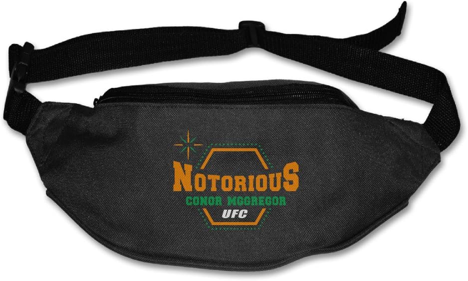 Conor Mcgregor Ufc 189 Notorious Travel Sport Fanny Pack Unisex Black