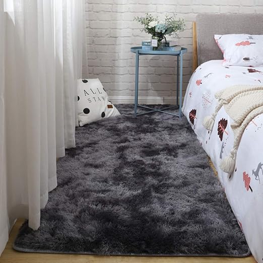 Amazon.de: Ultra Weich Wohnzimmer Teppiche, shag Plüsch Waschbar Shaggy