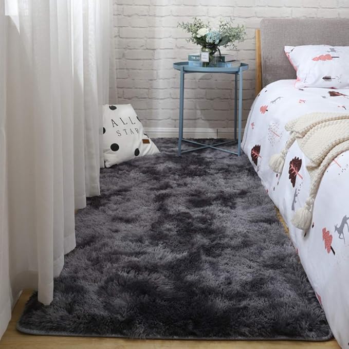 Amazon.de: Ultra Weich Wohnzimmer Teppiche, shag Plüsch Waschbar Shaggy