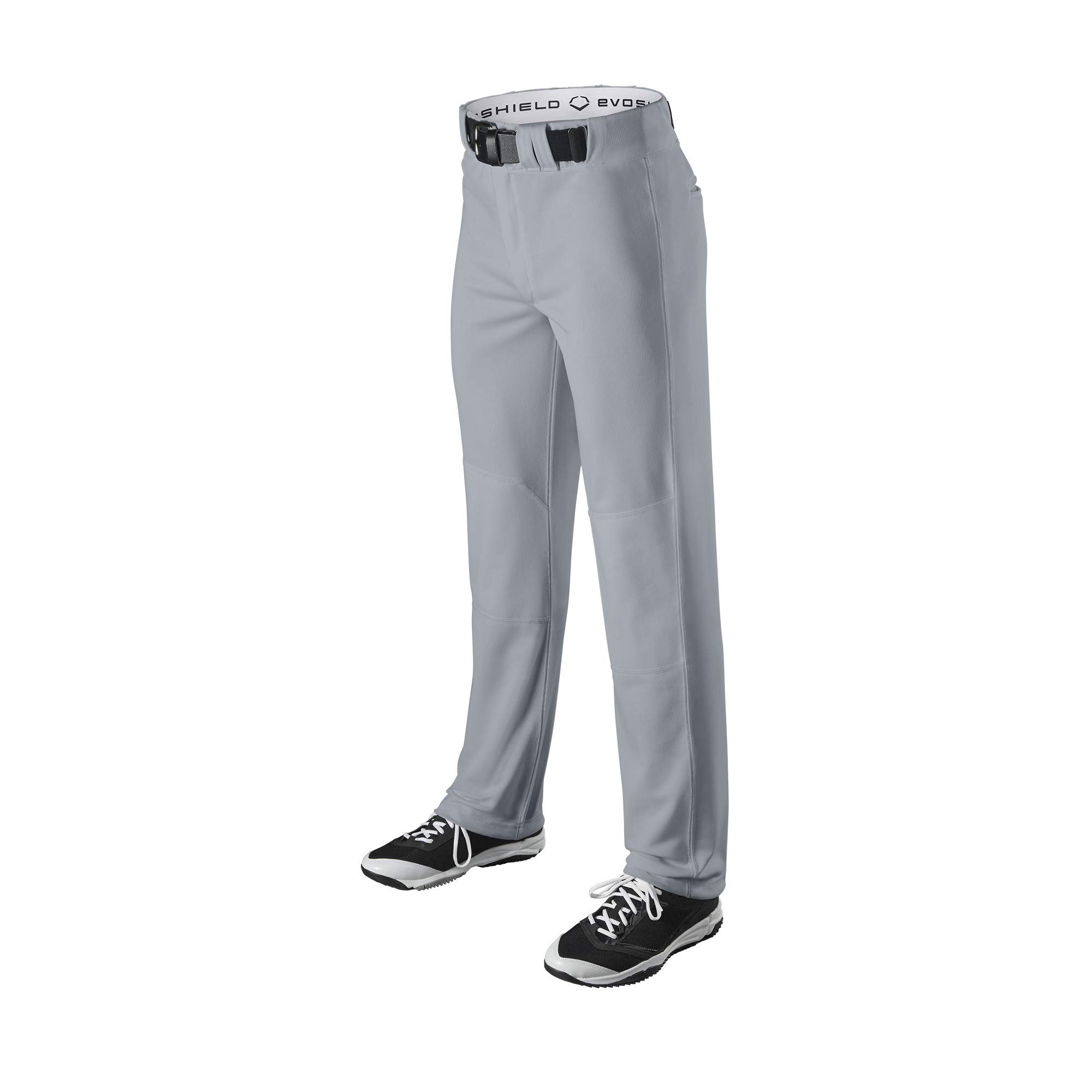 EvoShield Youth General - Pantalones de béisbol uniformes de ajuste relajado, color azul gris, pequeño