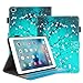 iPad Air 2 Case, Itrendz [Cute Smart Case] Cherry Blossom PU Leather Flip Case [Card Slot Case] [Magnetic Closure] Stand Smart Cover [Auto Sleep Wake] For Apple iPad Air 2 / iPad 6th Generation