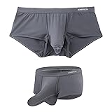 ZONBAILON Mens Bulge Enhancing Briefs Dual Pouch